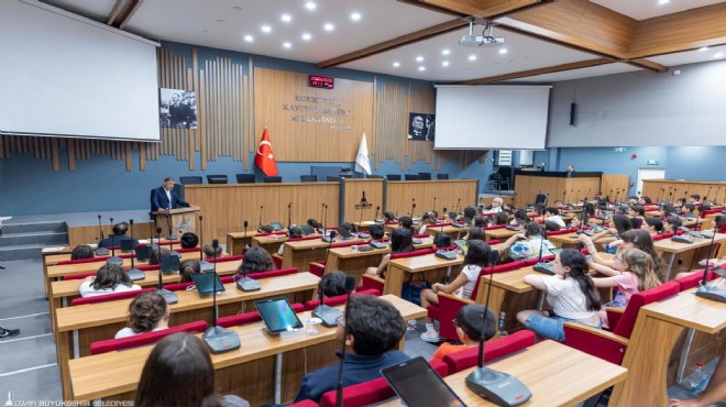 Çocuklar İzmir’in yönetiminde söz sahibi