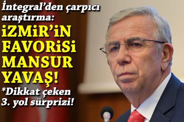 Cumhurbaşkanı adaylığı için İzmirlinin tercihi Mansur Yavaş!