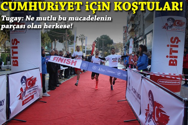 Cumhuriyet için koştular!