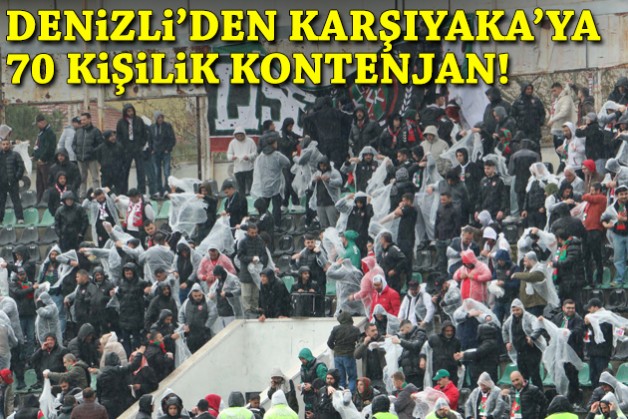 Denizli'den Karşıyaka'ya 70 kişilik kontenjan!