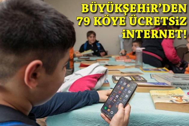 Dijital eşitsizliği azaltma hedefi: Büyükşehir’den 79 köye ücretsiz internet!
