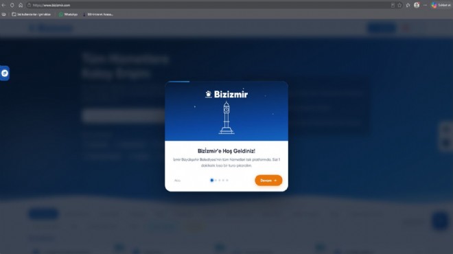 Dijital hizmet platformu Bizİzmir yenilendi