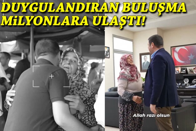 Duygulandıran buluşma milyonlara ulaştı!