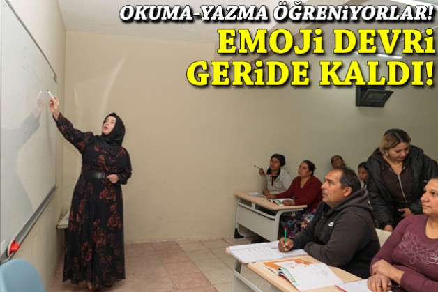 Emoji devri geride kaldı: Okuma-yazma öğreniyorlar!