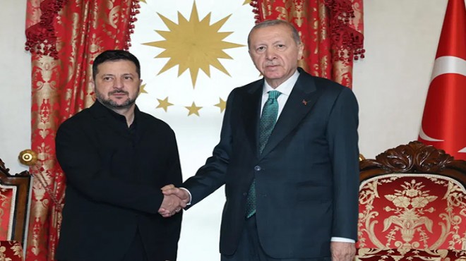 Erdoğan, Dolmabahçe'de Zelenski ile görüştü