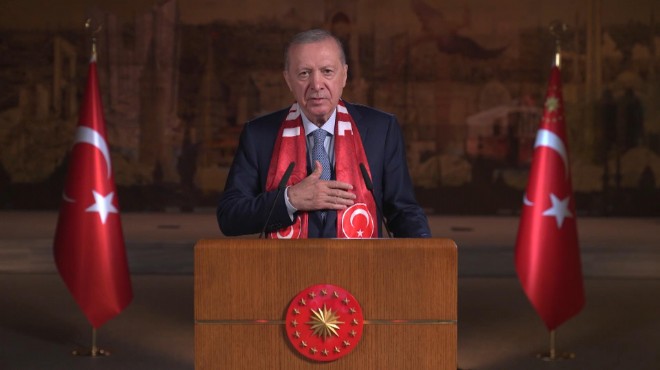 Erdoğan: Vurduğunuz gol olsun Bizim Çocuklar