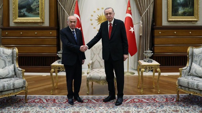 Erdoğan ile Bahçeli Külliye'de görüştü