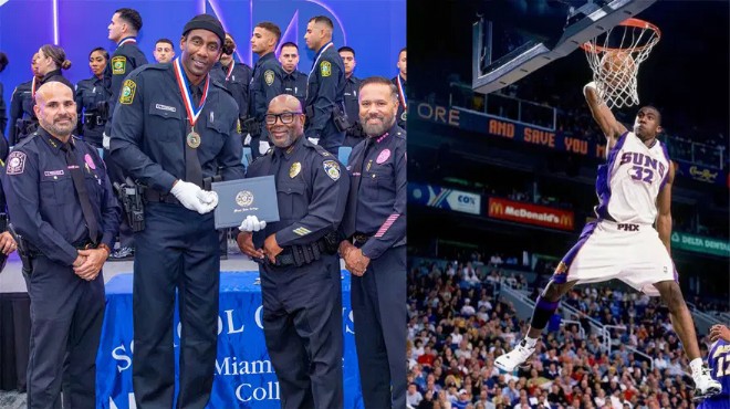 Eski NBA yıldızı polis memuru oldu!