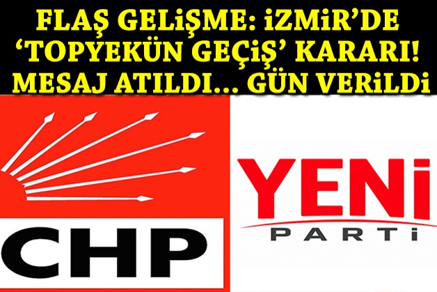 Flaş gelişme: İzmir'de 'topyekün geçiş' kararı: Mesaj atıldı, gün verildi!