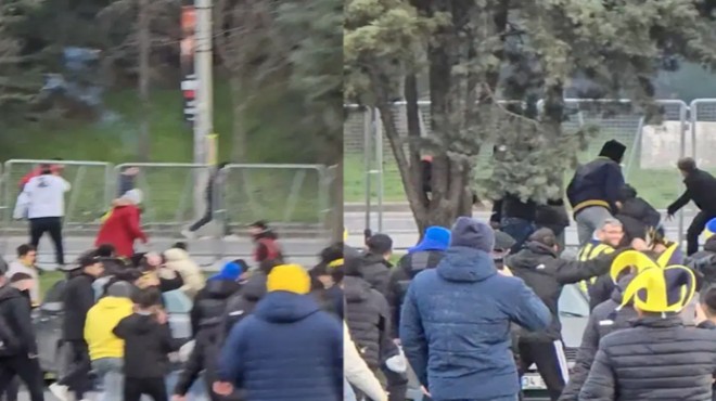 Galatasaray - Fenerbahçe derbisi öncesi kavga çıktı!