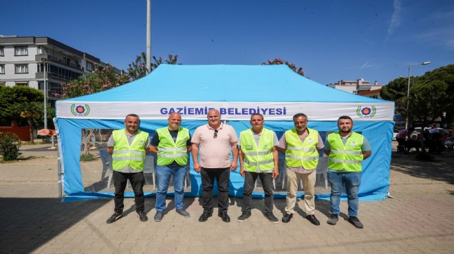 Gaziemir'de belediye acılı günlerde vatandaşın yanında