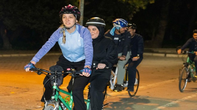 Görme engelliler Kültürpark’ta pedal çevirdi