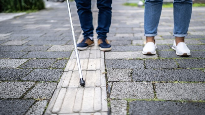 Görme engelliler için umuda pedal!