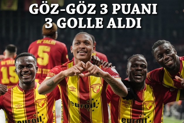 Göz-Göz 3 puanı 3 golle aldı!
