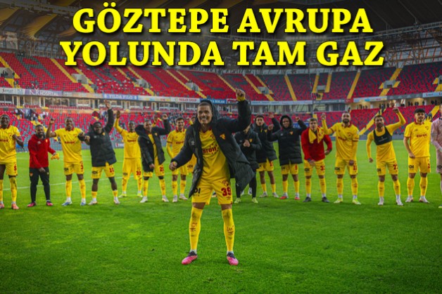 Göztepe Avrupa yolunda tam gaz