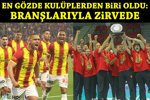Göztepe branşlarıyla zirvede