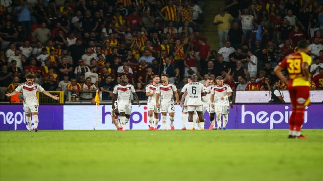 Göztepe'de hezimet: Evinde dağıldı!