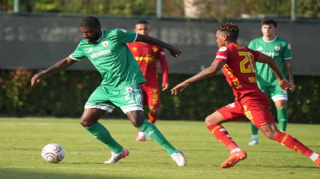 Göztepe'den Muğlaspor'la farklı prova