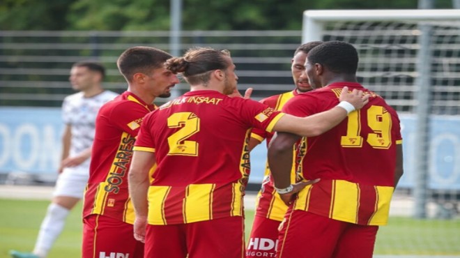 Göztepe'den dört dörtlük prova!