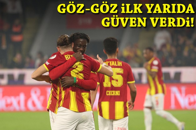 Göztepe ligin ilk yarısında güven verdi!