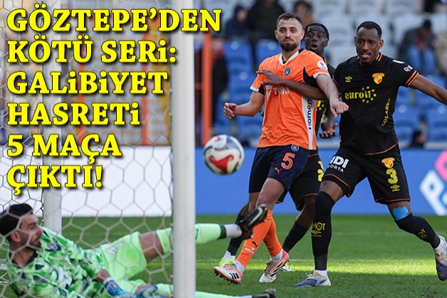 Göztepe'nin galibiyet hasreti 5 maça çıktı!