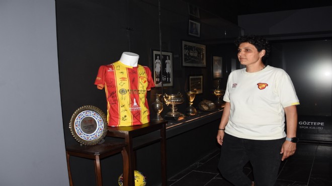 Göztepe'nin kadın hocası tarihe geçti!