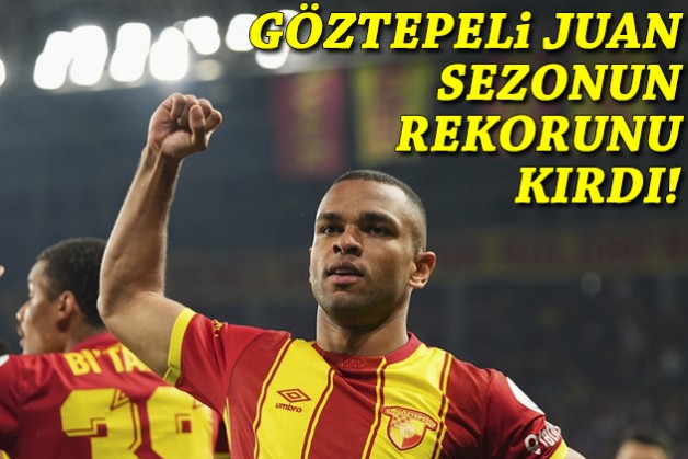 Göztepeli Juan sezonun rekorunu kırdı!