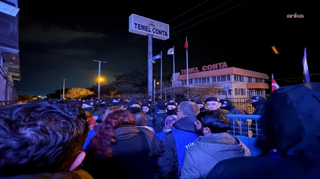 Grevdeki işçilerden 'taşıma' nöbeti!