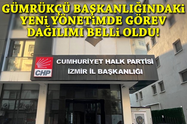 Gümrükçü başkanlığındaki yeni yönetimde görev dağılımı belli oldu!