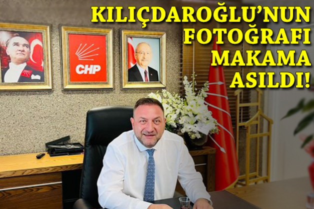 Gümrükçü'den ilk icraat: Kılıçdaroğlu'nun fotoğrafı makama asıldı!