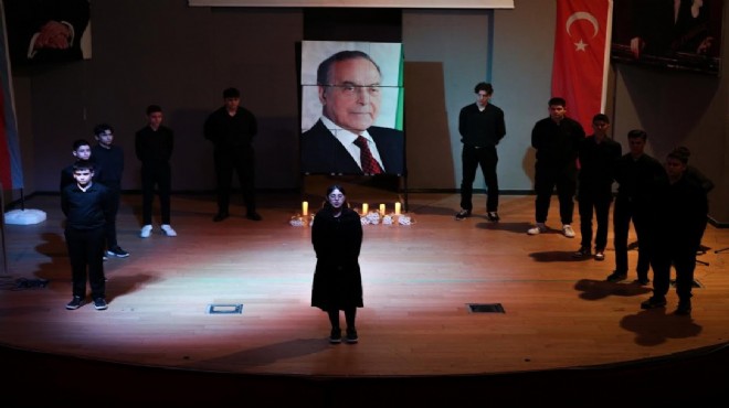 Heydar Aliyev Aliağa'da anıldı