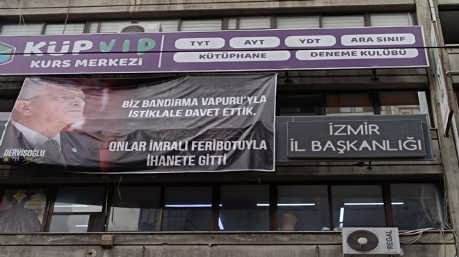 İYİ Parti’den pankartlı 'İmralı' tepkisi!