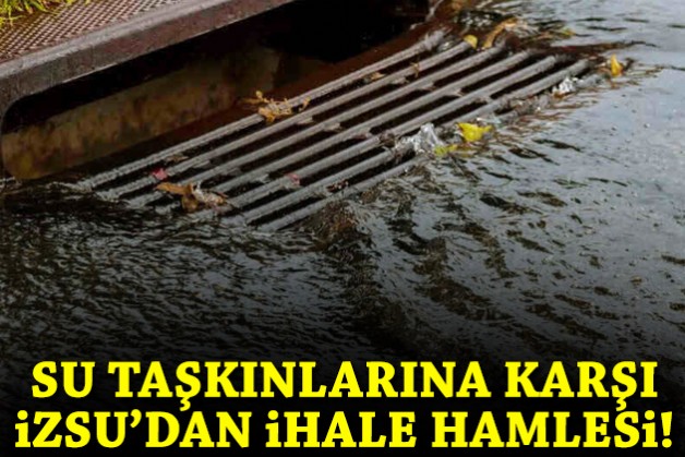İZSU’dan yağmursuyu temizliği seferberliği: İhaleye çıkılacak!