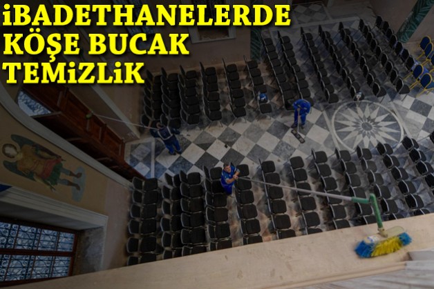 İbadethanelerde köşe bucak temizlik