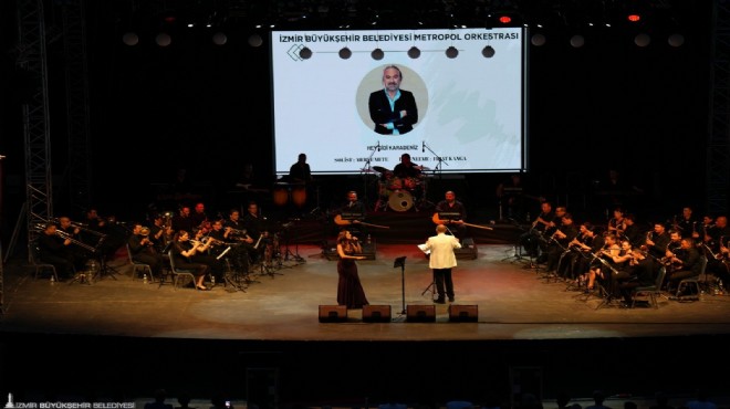 İki büyük usta İzmir'de şarkılarla anıldı
