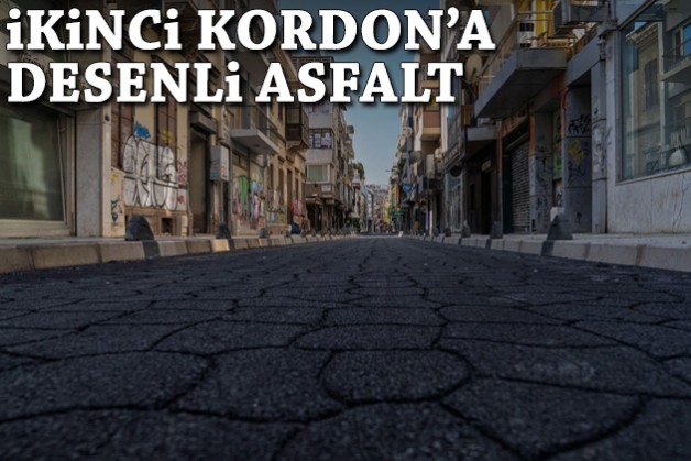 İkinci Kordon'a desenli asfalt!