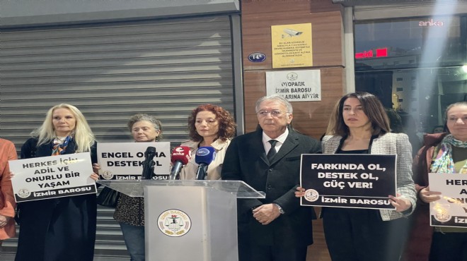 İzmir Barosu’ndan 'hak ihlalleri' vurgusu