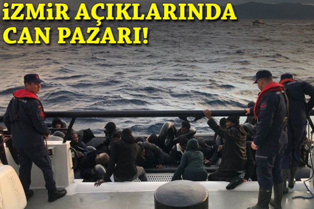 İzmir açıklarında can pazarı!