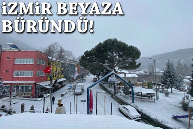 İzmir beyaza büründü!