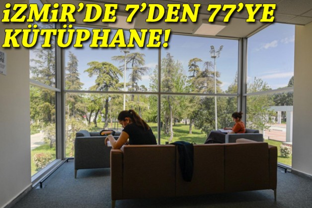 İzmir'de 7'den 77'ye kütüphane!