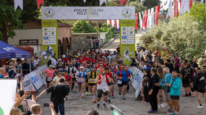 İzmir'de Efeler Yolu Ultra Trail Yarışları sona erdi