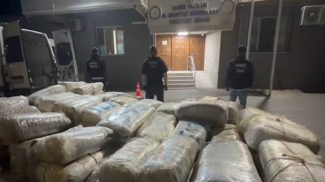 İzmir'de dev baskın: 1,5 tona yakın 'zehir' ele geçirildi!