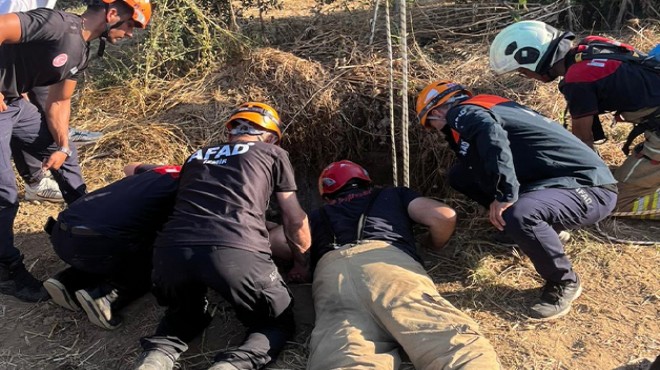 İzmir'de kuyuya düşen kişi hayatını kaybetti