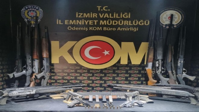 İzmir'de silah kaçakçılığı operasyonu!