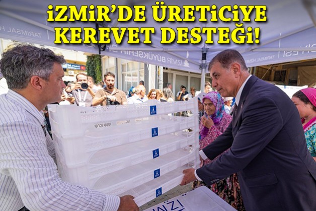 İzmir'de üreticiye kerevet desteği!