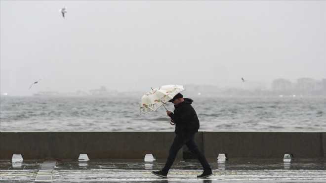 İzmir'de yağmurlu hafta sonu!
