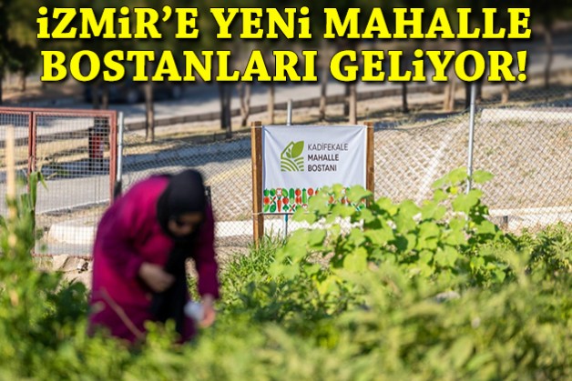 İzmir'e yeni mahalle bostanları geliyor!