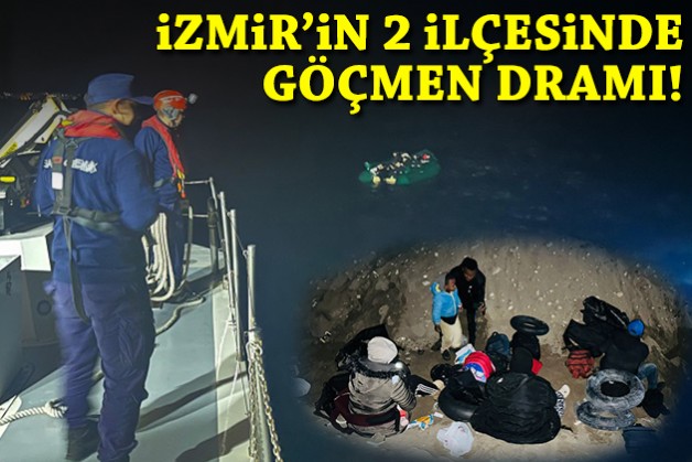 İzmir'in 2 ilçesinde göçmen dramı!
