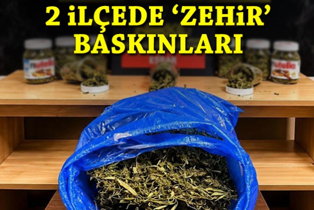 İzmir'in 2 ilçesinde zehir baskınları