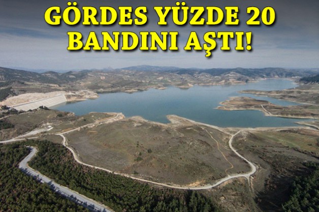 İzmir'in barajlarında son durum: Gördes yüzde 20 bandını aştı!